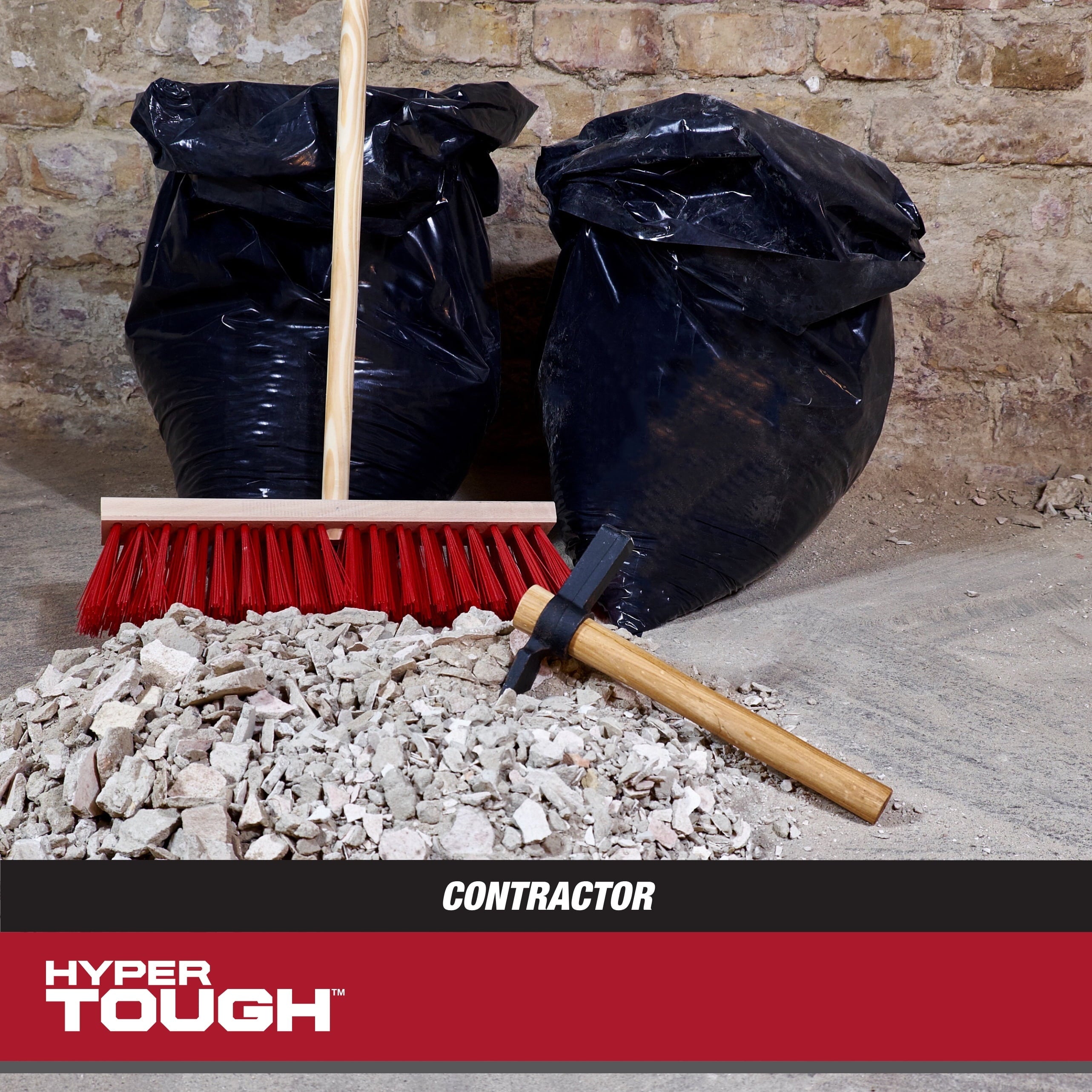 Hyper Tough 42-Gallon Flap Tie Contractor Bags. 3 MIL. 20 Bags