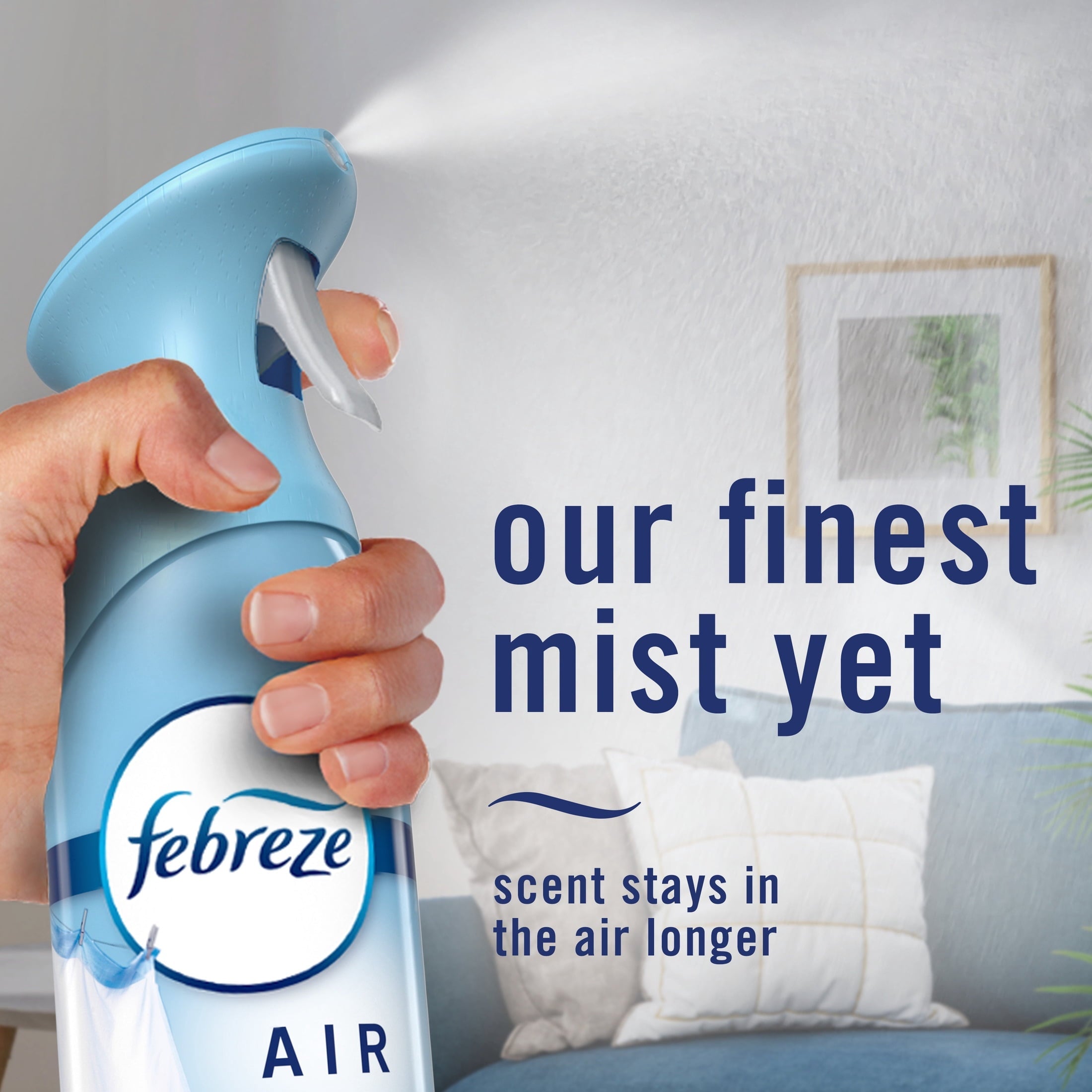 Febreze Air Mist Air Freshener Spray. Linen & Sky Scent. 8.1oz. 2 Count