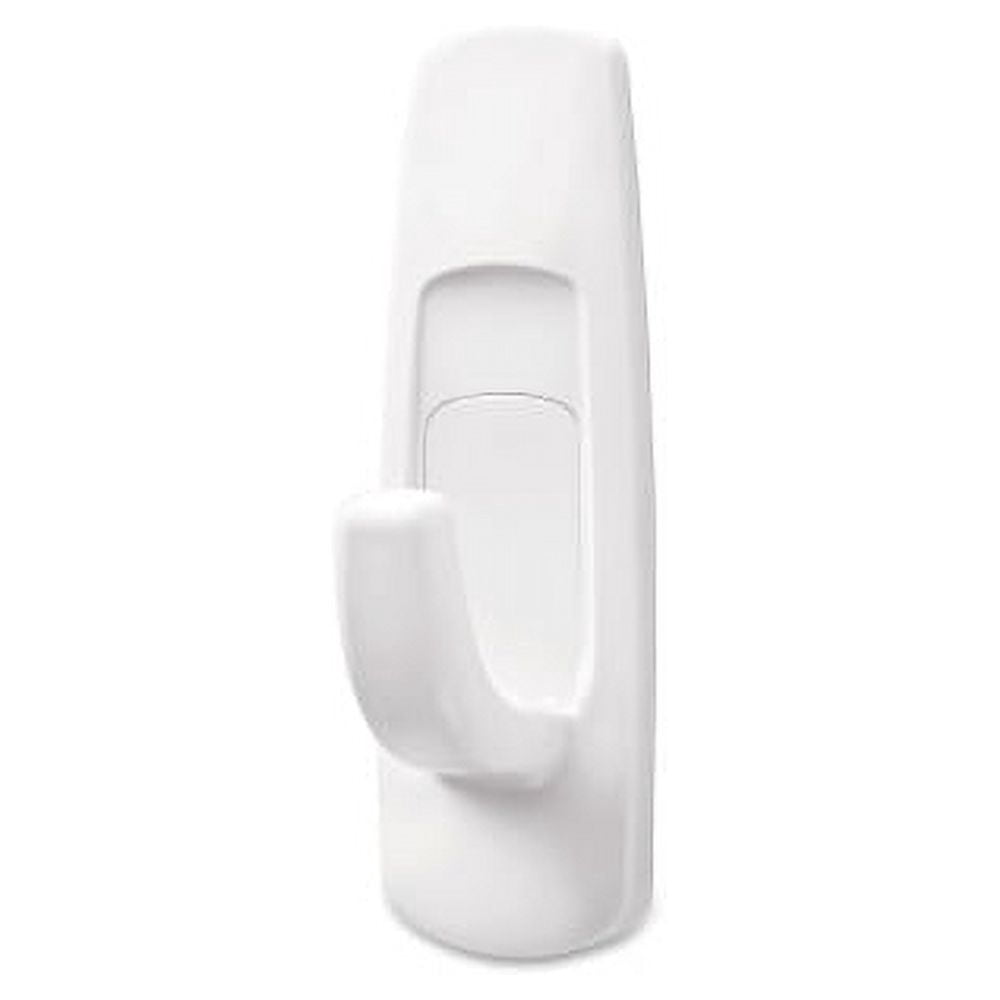 Command Medium Wall Hooks. White. 6 Hooks
