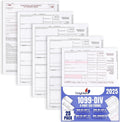1099 DIV Tax Forms 4 Part 2025 - Kit for 25 Vendors 4-Part. Complete Laser DIV Dividends and Distribution Forms Value Pack. Compatible with QB and Accounting Software