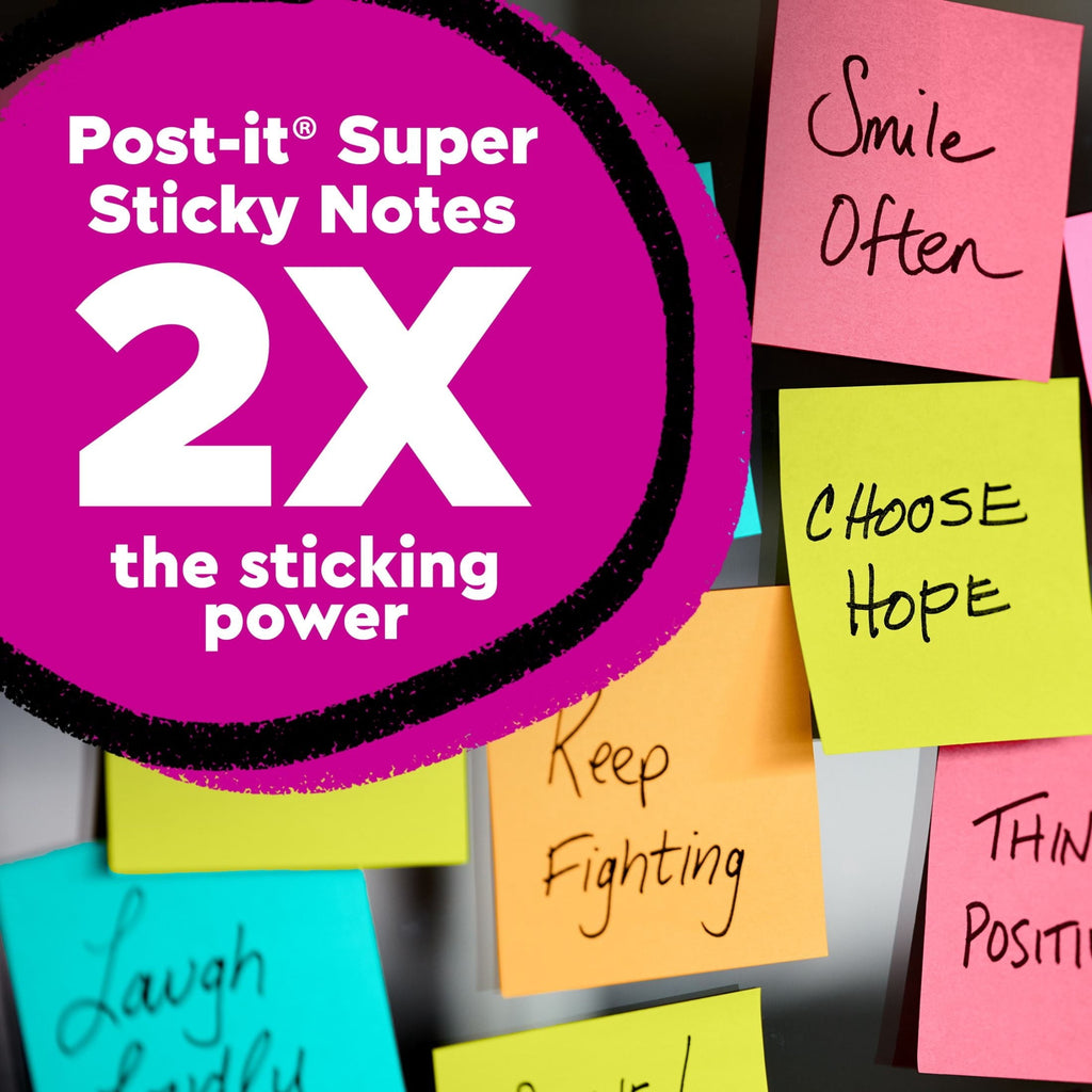 Post-it Notes. 3 in x 3 in. Canary Yellow. 24 Pads/Pack