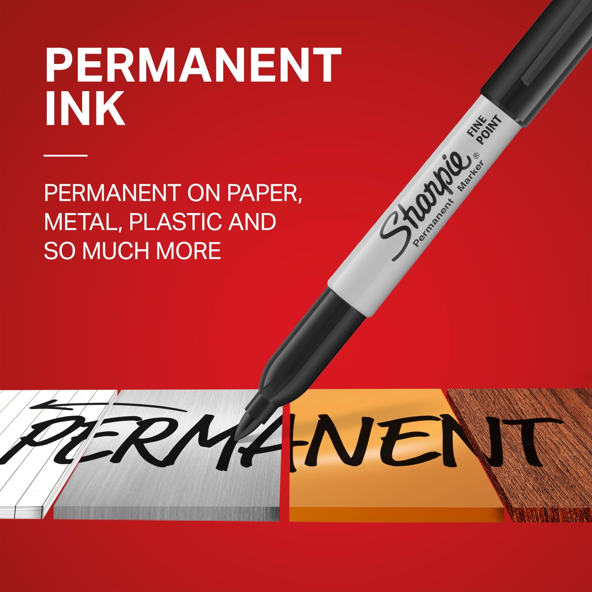 Sharpie Permanent Markers. Fine Point. Assorted. 12-Pack
