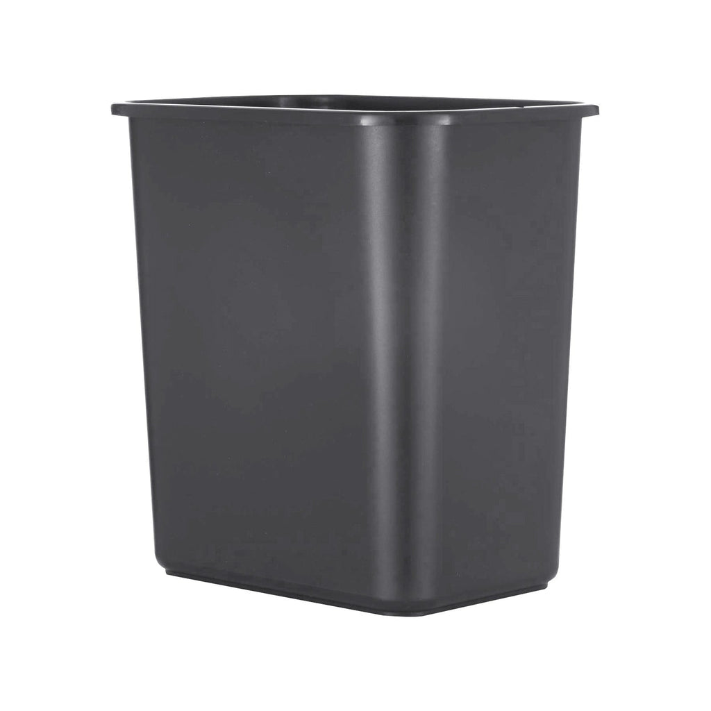2.11 Gallon Slim Wastebasket. Fits Under Desk & Narrow Spaces. Office/Home/Dorm. Black (8L)