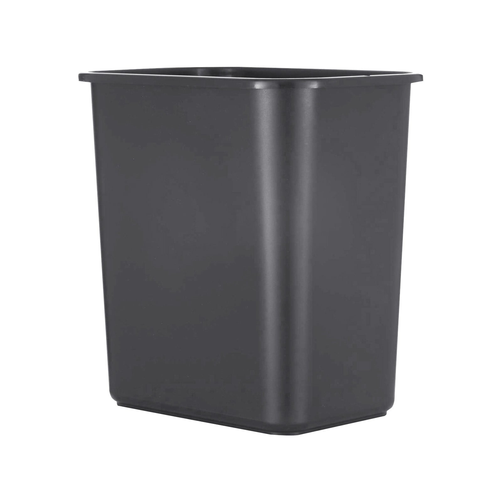 2.11 Gallon Slim Wastebasket. Fits Under Desk & Narrow Spaces. Office/Home/Dorm. Black (8L)
