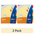 Avery Big Tab Insertable Dividers. 8-Tab. Multicolor. 2-Pack