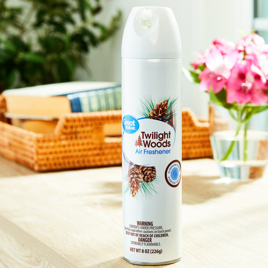 Great Value Aerosol Air Freshener. Twilight Woods. 8 oz