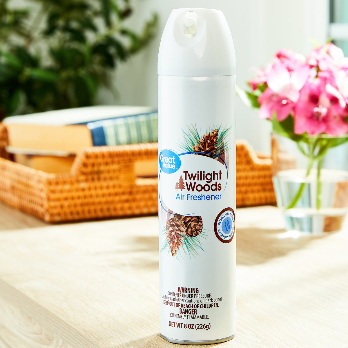 Great Value Aerosol Air Freshener. Twilight Woods. 8 oz