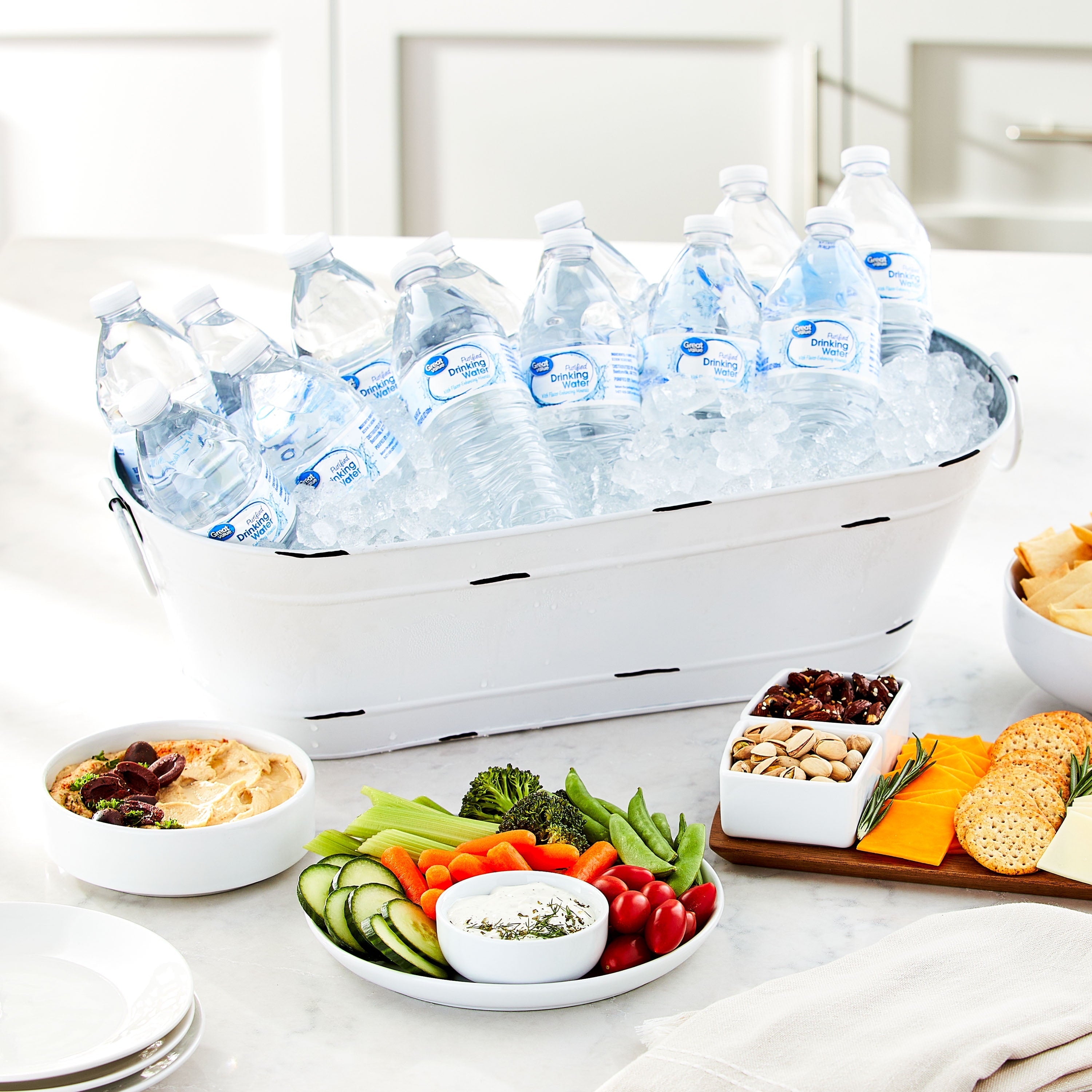Great Value Purified Drinking Water. 16.9 fl oz. 24 Count