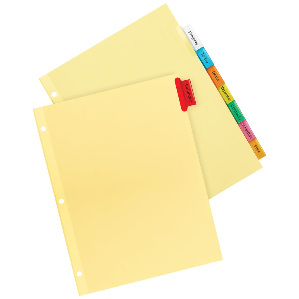 Avery Big Tab Insertable Dividers. 8-Tab. Multicolor. 2-Pack