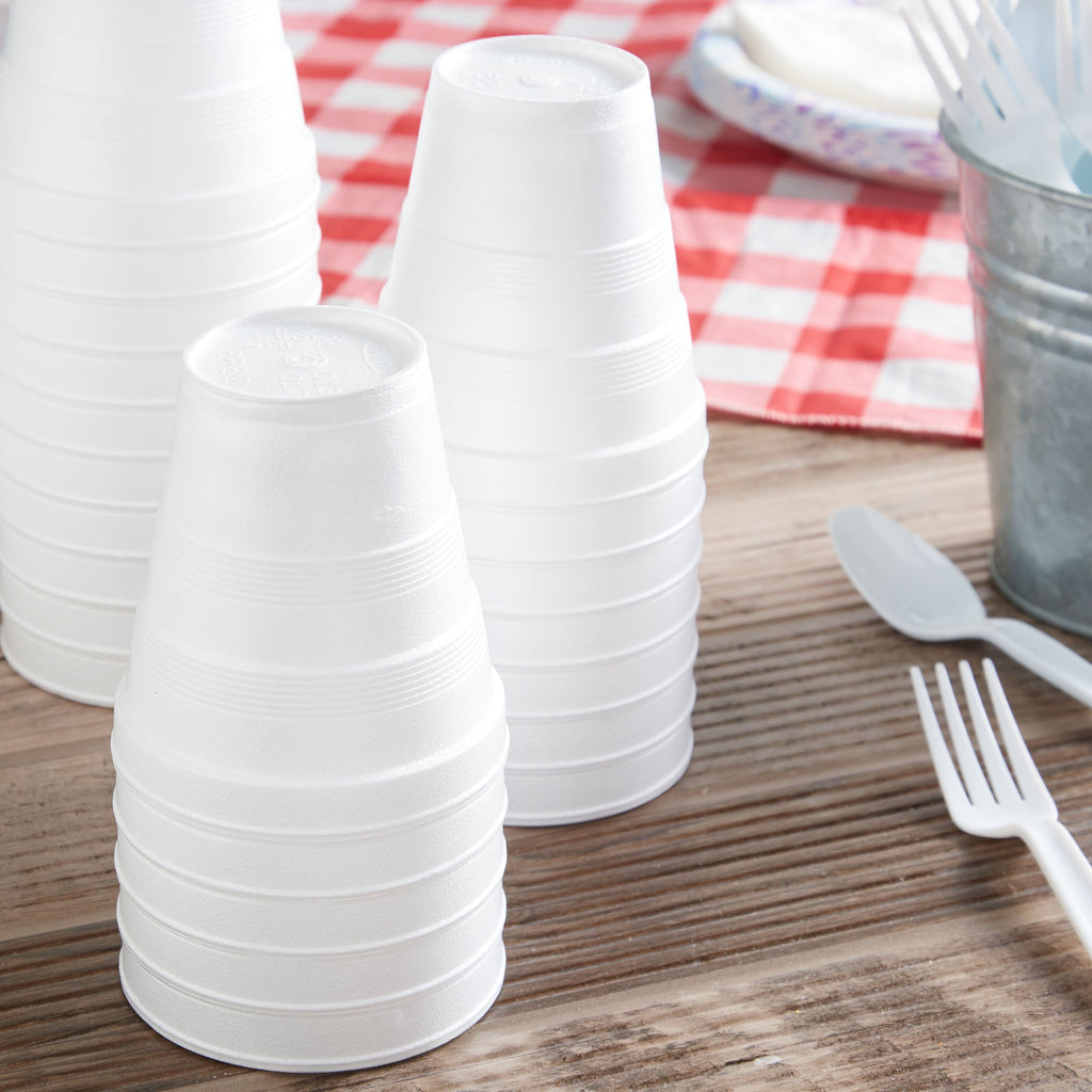 Great Value Disposable Foam Cups. 8 Ounce. 50 Count