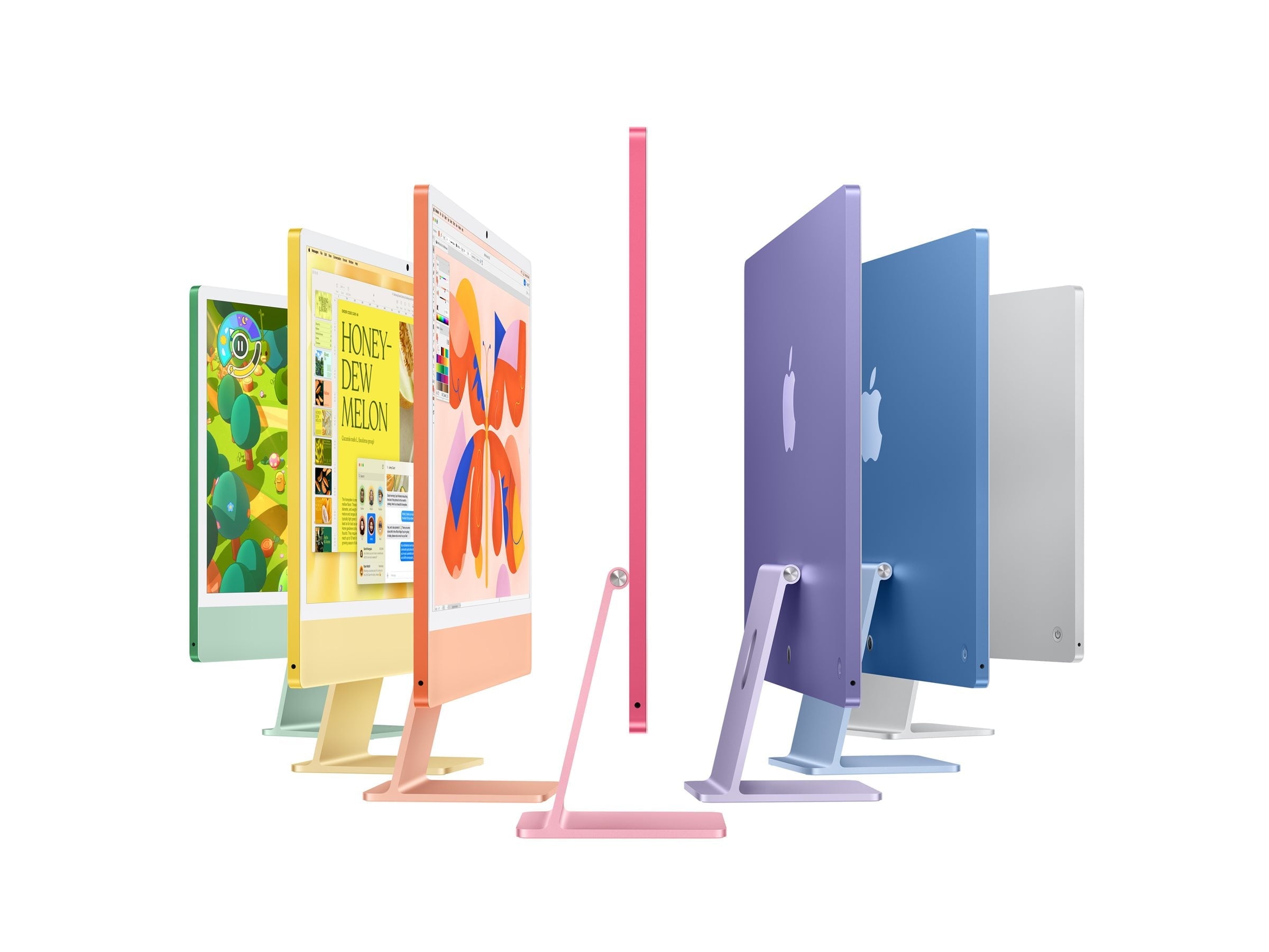 Apple iMac 24 All-In-One Computer. Apple M4. 16GB RAM. 256GB SSD. MacOS Sequoia. MD3H4LL/A