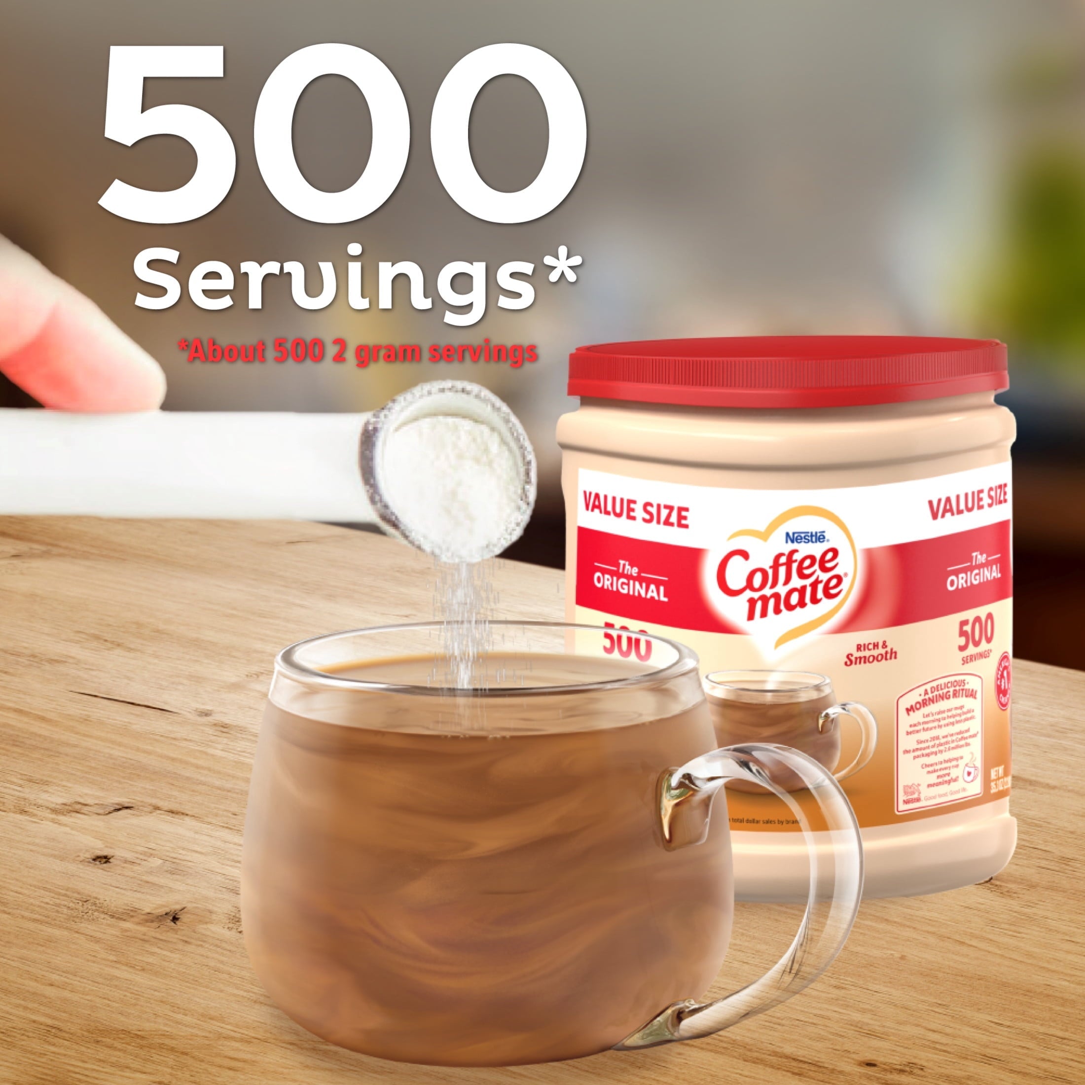 Coffee mate Original Powdered Coffee Creamer. 35.3 oz Canister