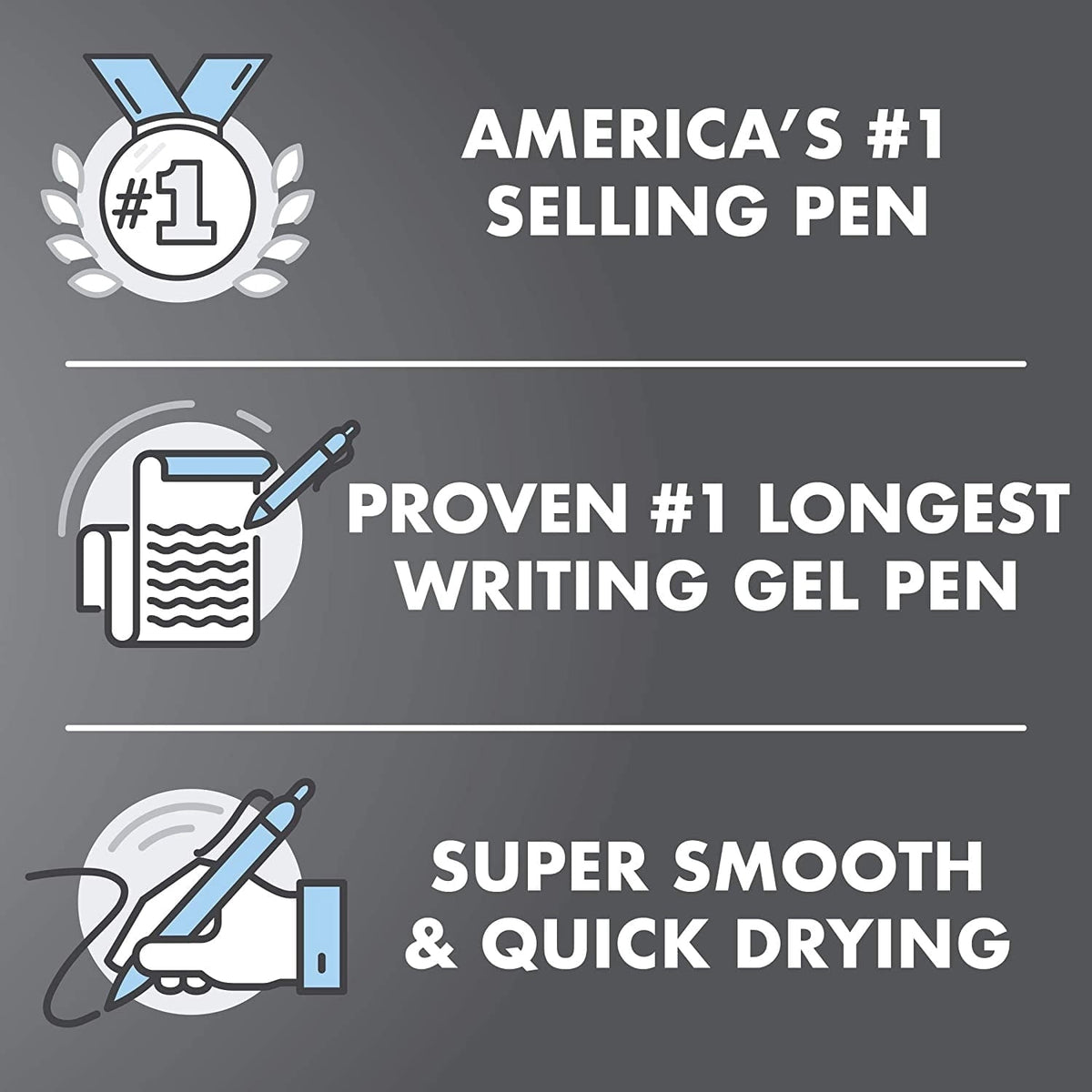 Pilot G2 Retractable Gel Pens. Fine Point. Black. 12-Pack