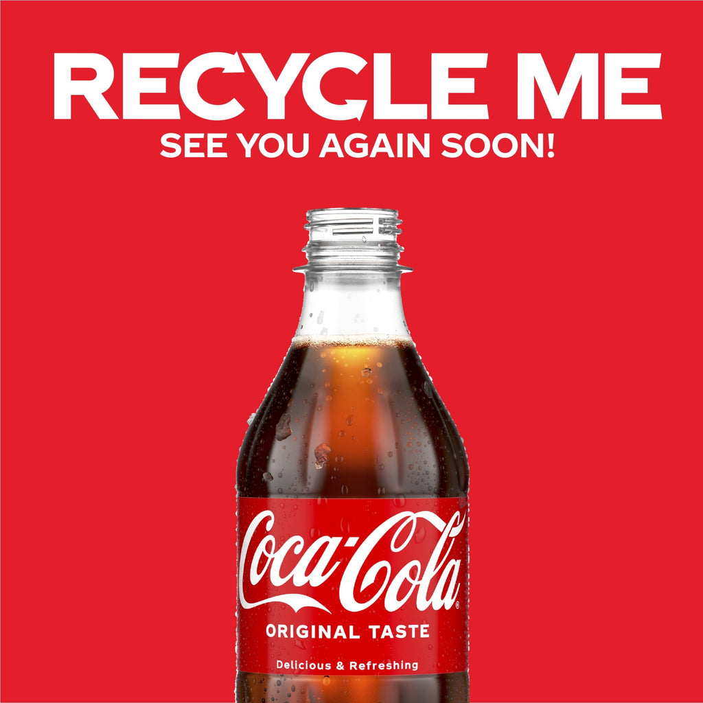 Coca-Cola Soda Pop Bottles. 16.9 fl oz. 6 Pack
