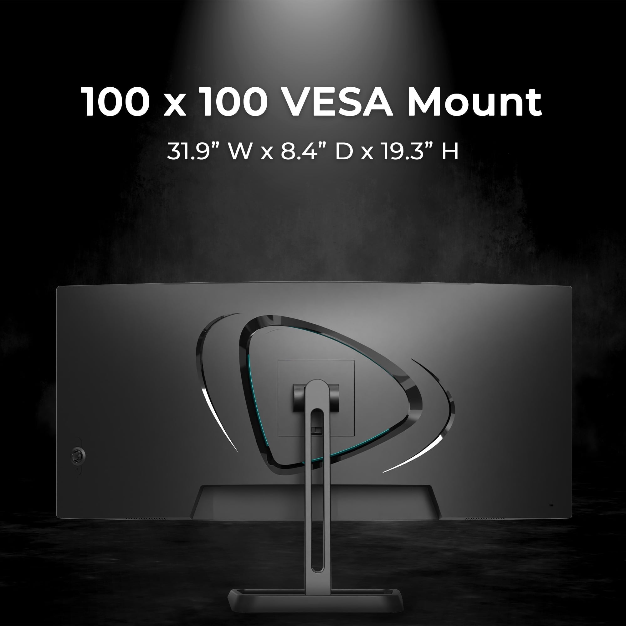 Deco Gear 34 Curved Monitor. UltraWide WQHD 3440x1440. 100Hz. 1ms. 99% sRGB. HDR. Low Blue Light. PIP/PBP. 2x HDMI. 2x DisplayPort - Business Productivity Display