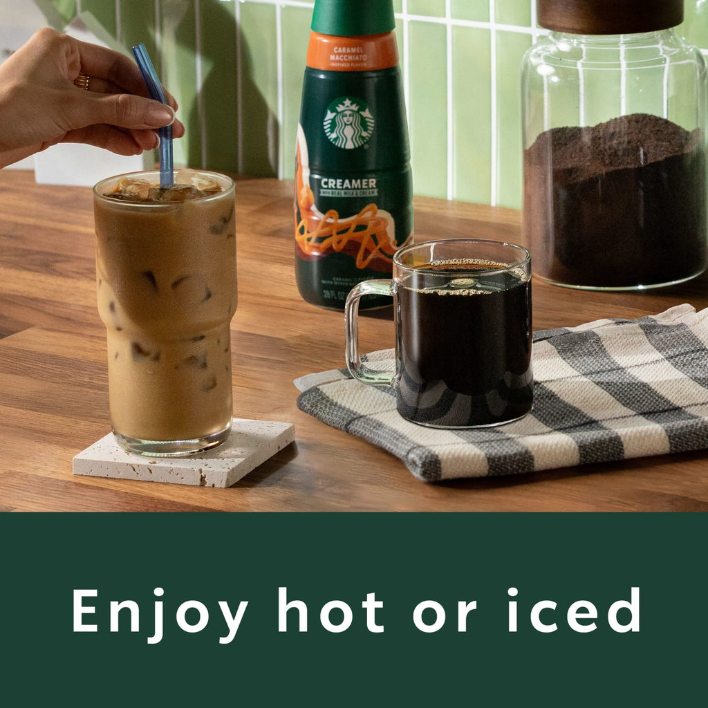 Starbucks House Blend Ground Coffee. Medium Roast. Hot or Iced Coffee. 12 oz