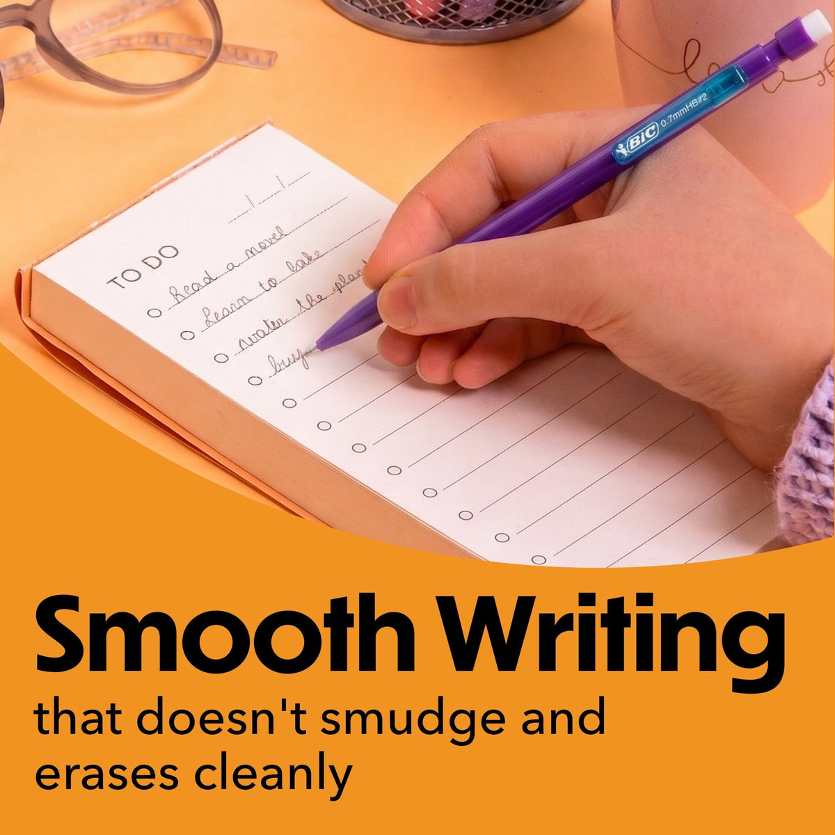 BIC Xtra-Smooth Mechanical Pencil. Medium Point (0.7mm). Perfect For The Classroom & Test Time. 40-Count
