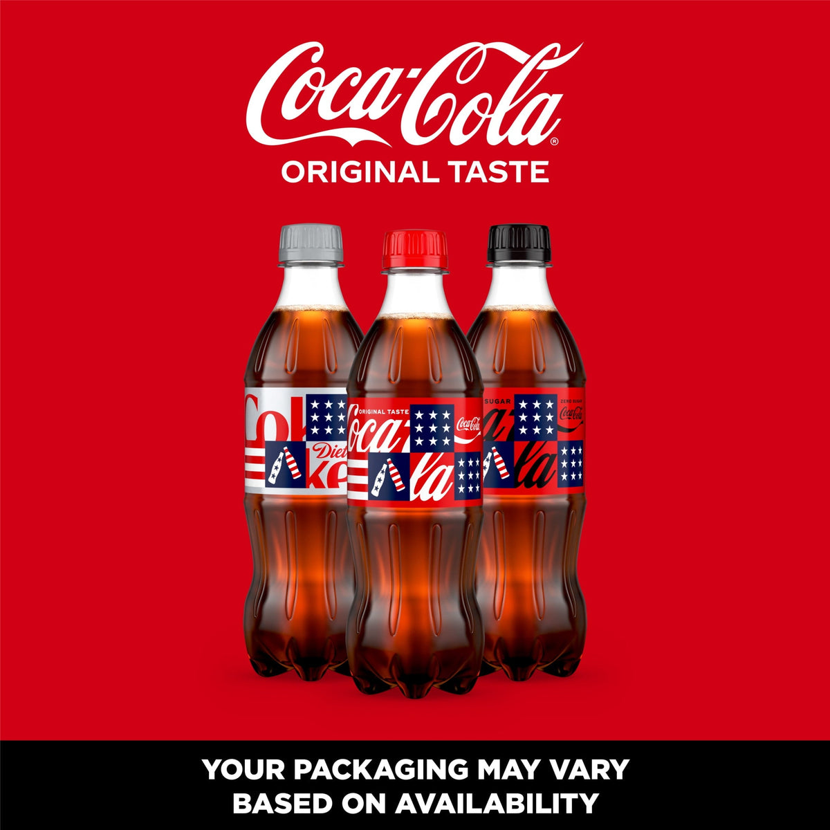 Coca-Cola Soda Pop Bottles. 16.9 fl oz. 6 Pack
