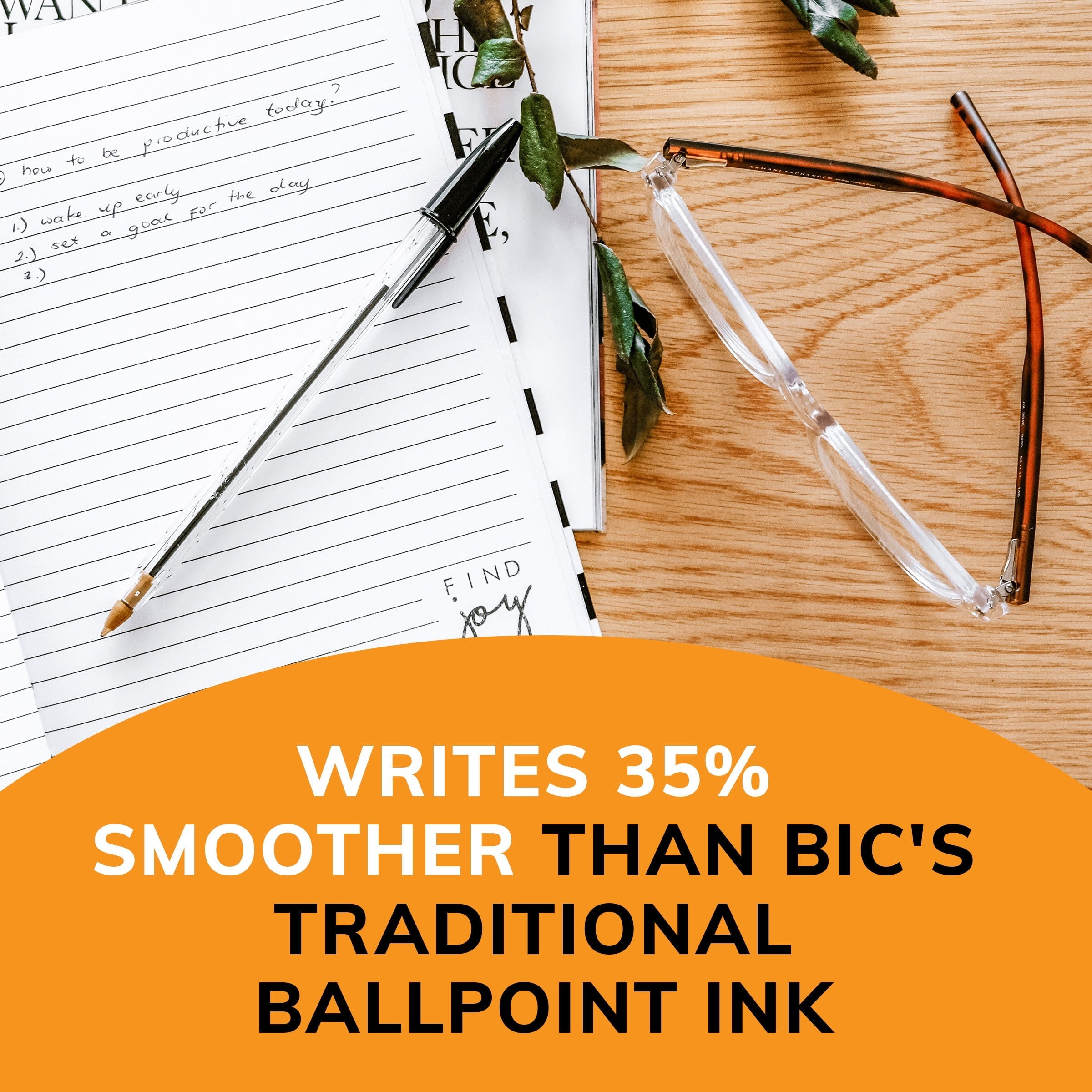 BIC Cristal Xtra Smooth Medium Point Ball Pen. Black Ink. 10 Pack