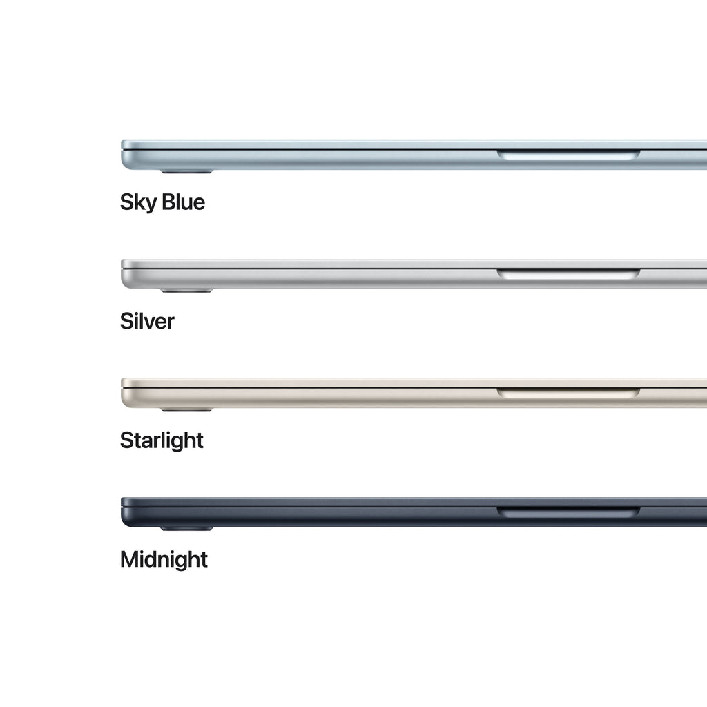 Apple 15 MacBook Air with M5 chip. 10 core CPU / 10 core GPU. 16GB Memory. 1TB SSD - Midnight