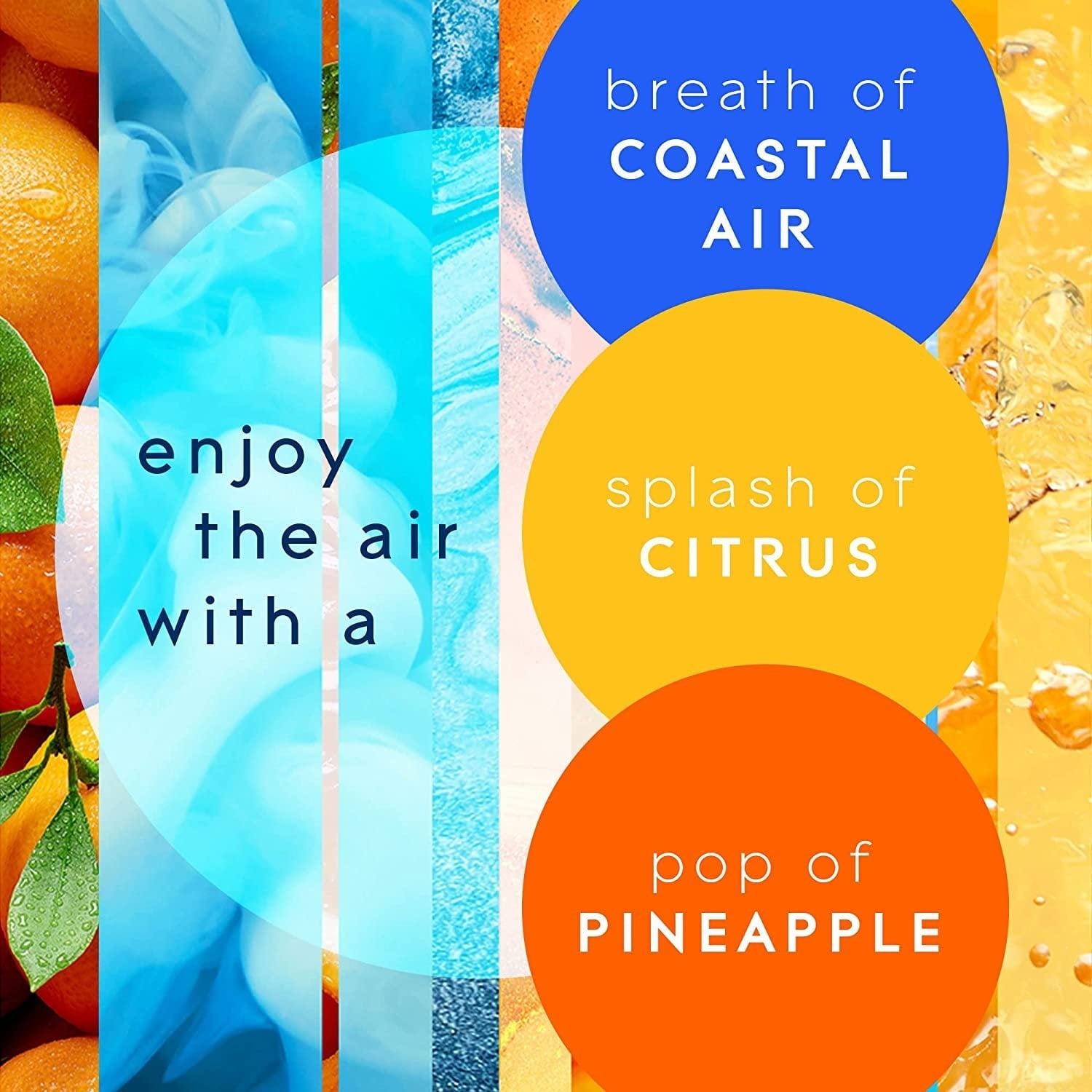 Glade Automatic Spray Refill - Coastal Sunshine Citrus. 3 Refills (6.2 oz Each)