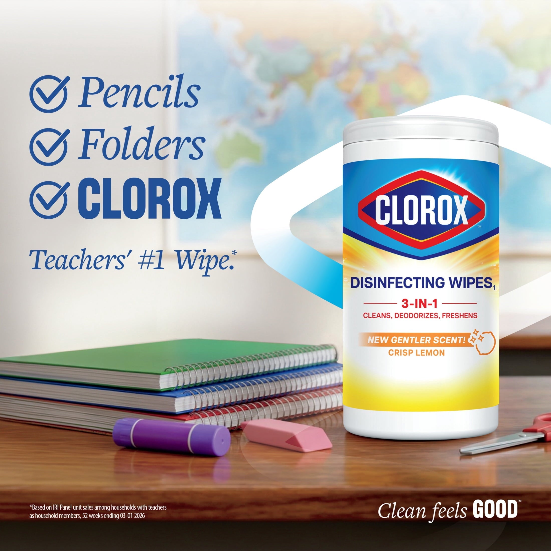 Clorox Bleach-Free Disinfecting and Cleaning Wipes. 35 Count Each. 3 Pack