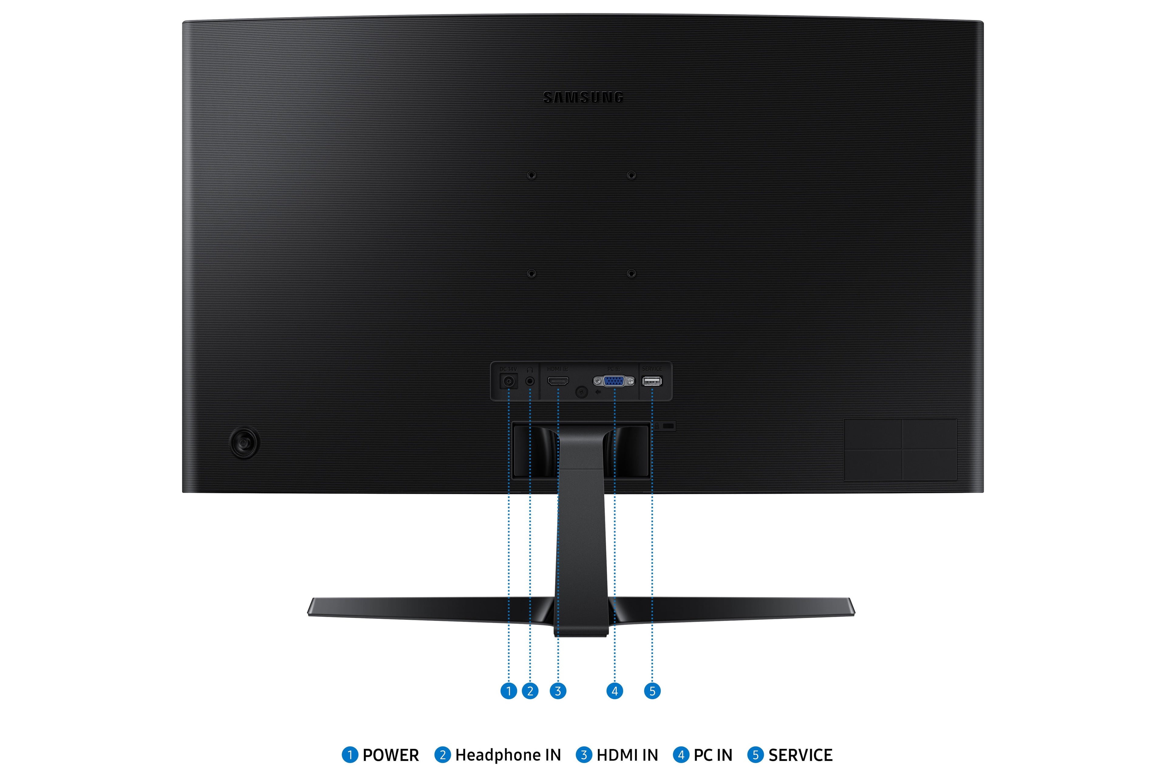 Samsung 27 Essential S3 (S36GD) FHD 100Hz Curved Monitor - LS27D36DGANXZA