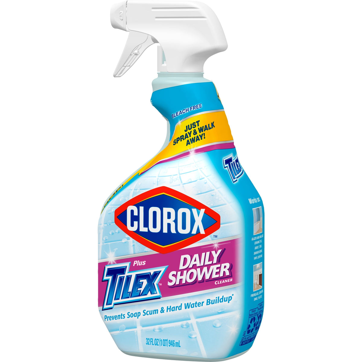 Clorox Plus Tilex Daily Shower Cleaner & Bathroom Spray. 32 fl oz