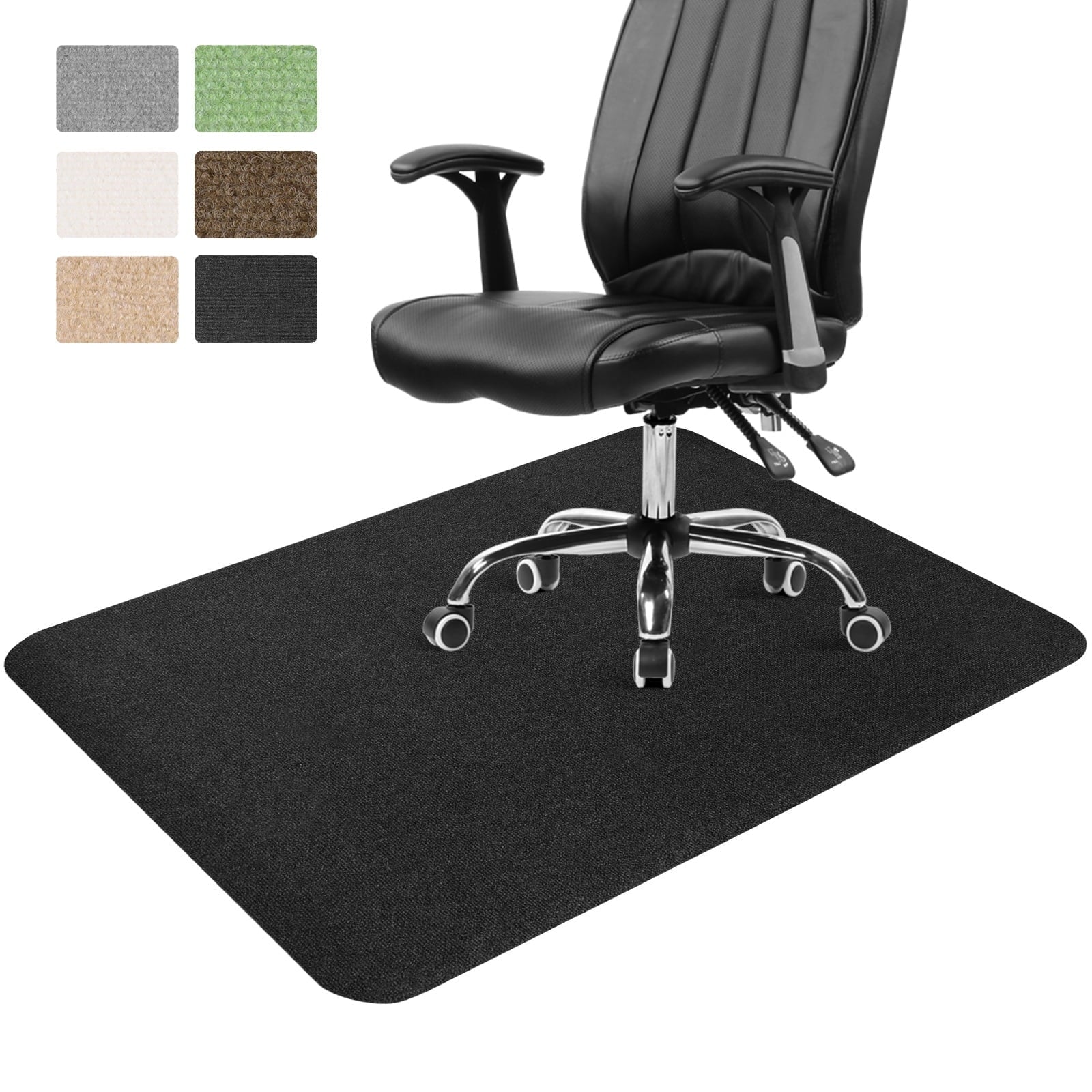 ANMINY Office Chair Mat for Hardwood Floors - Non-Slip Desk Chair Floor Protector