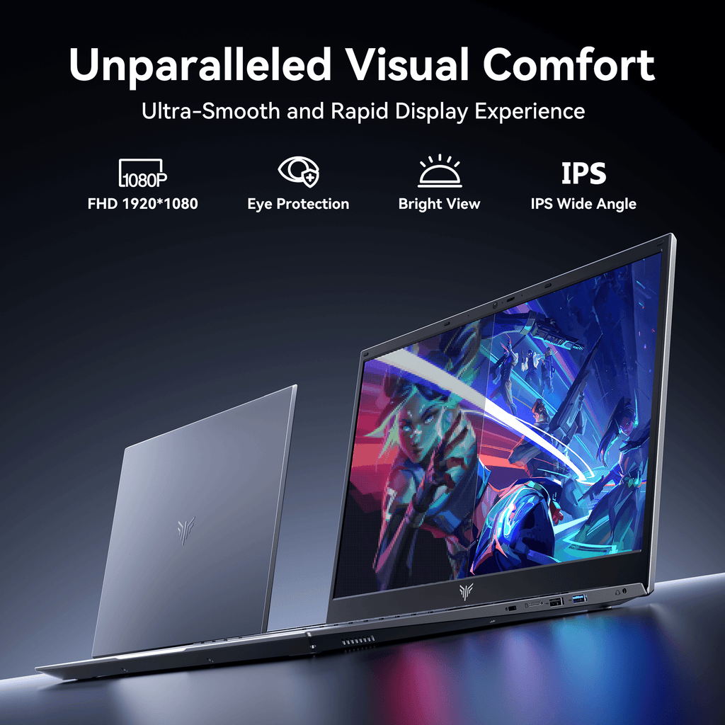 Laptop 18.5 FHD AX18Pro Laptop AMD Ryzen 3 4300U 16GB DDR4 512GB SSD 18.5 FHD Windows 11 Pro WiFi 5.Gray