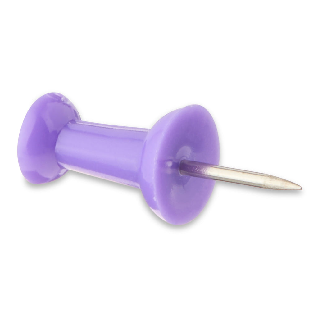 Pen+Gear Push Pins in Color Box. Colorful Plastic Head. Steel Point. 100 Count
