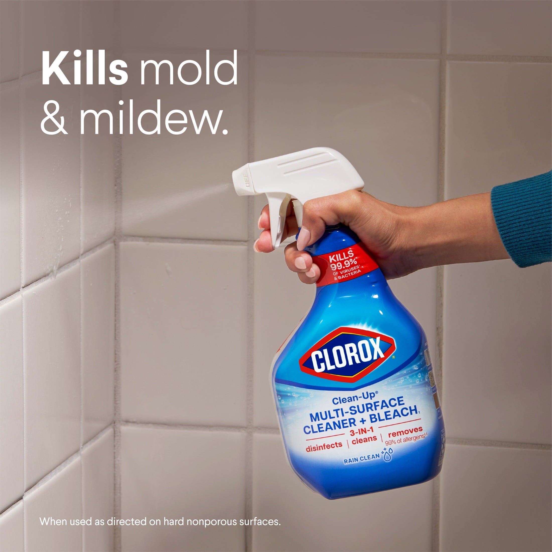 Clorox Clean-Up All Purpose Cleaner Spray with Bleach. Rain Clean. 32 fl oz