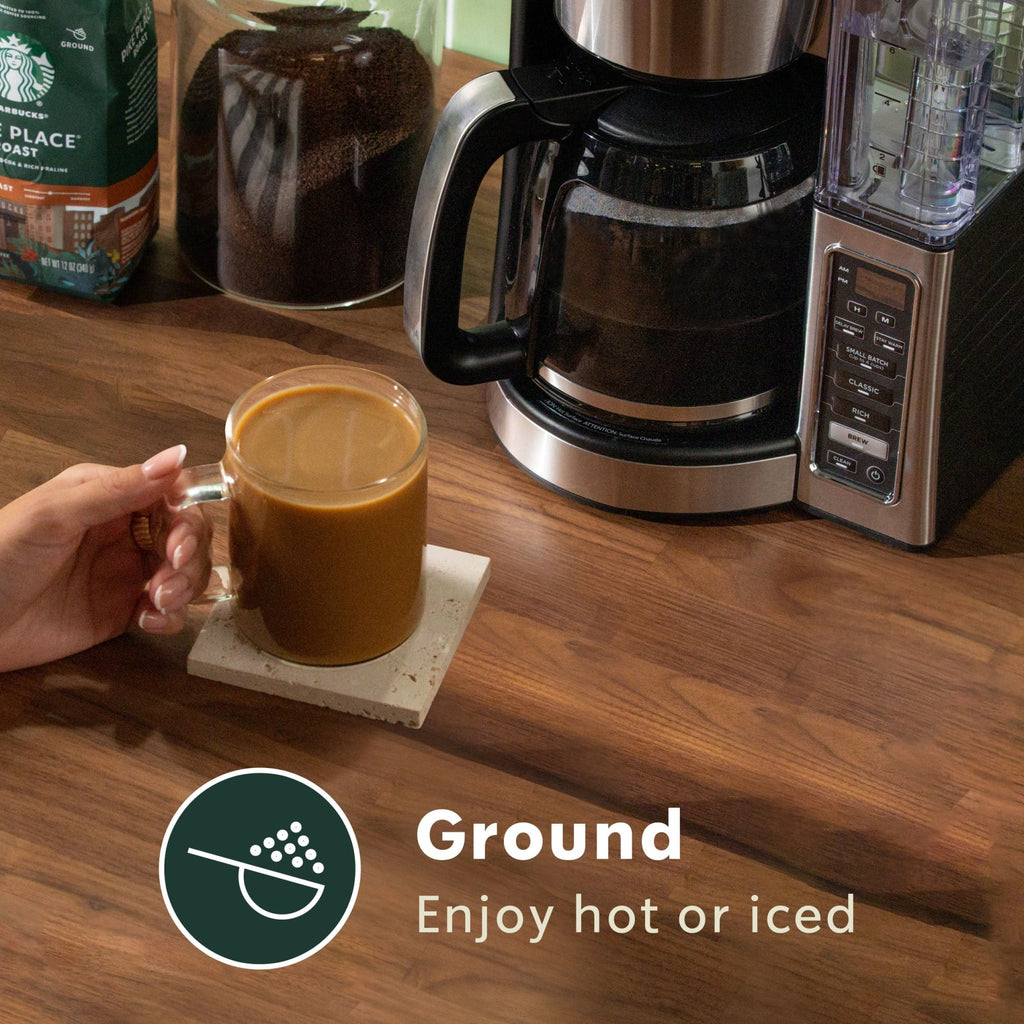 Starbucks House Blend Ground Coffee. Medium Roast. Hot or Iced Coffee. 12 oz