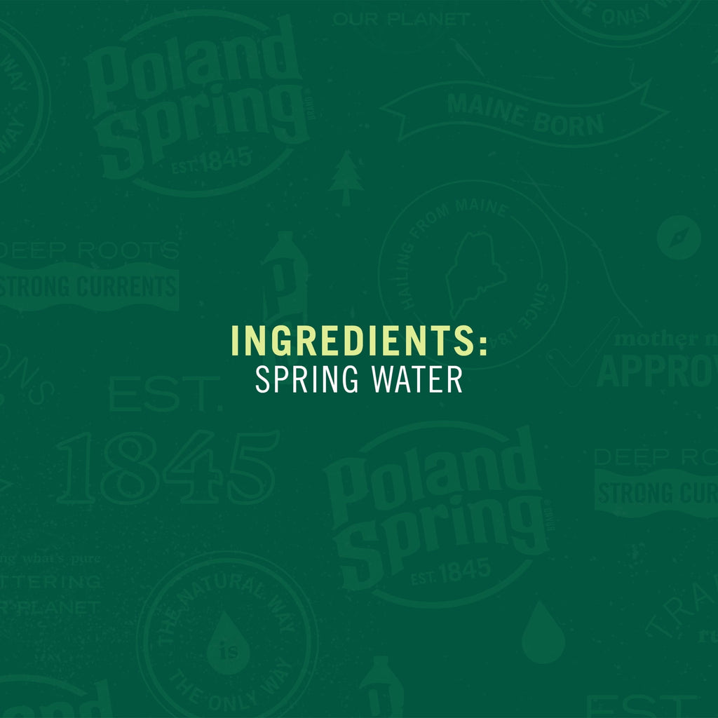 Poland Spring Maine Spring Water. 16.9 Fl Oz. 35-Pack Plastic Bottles
