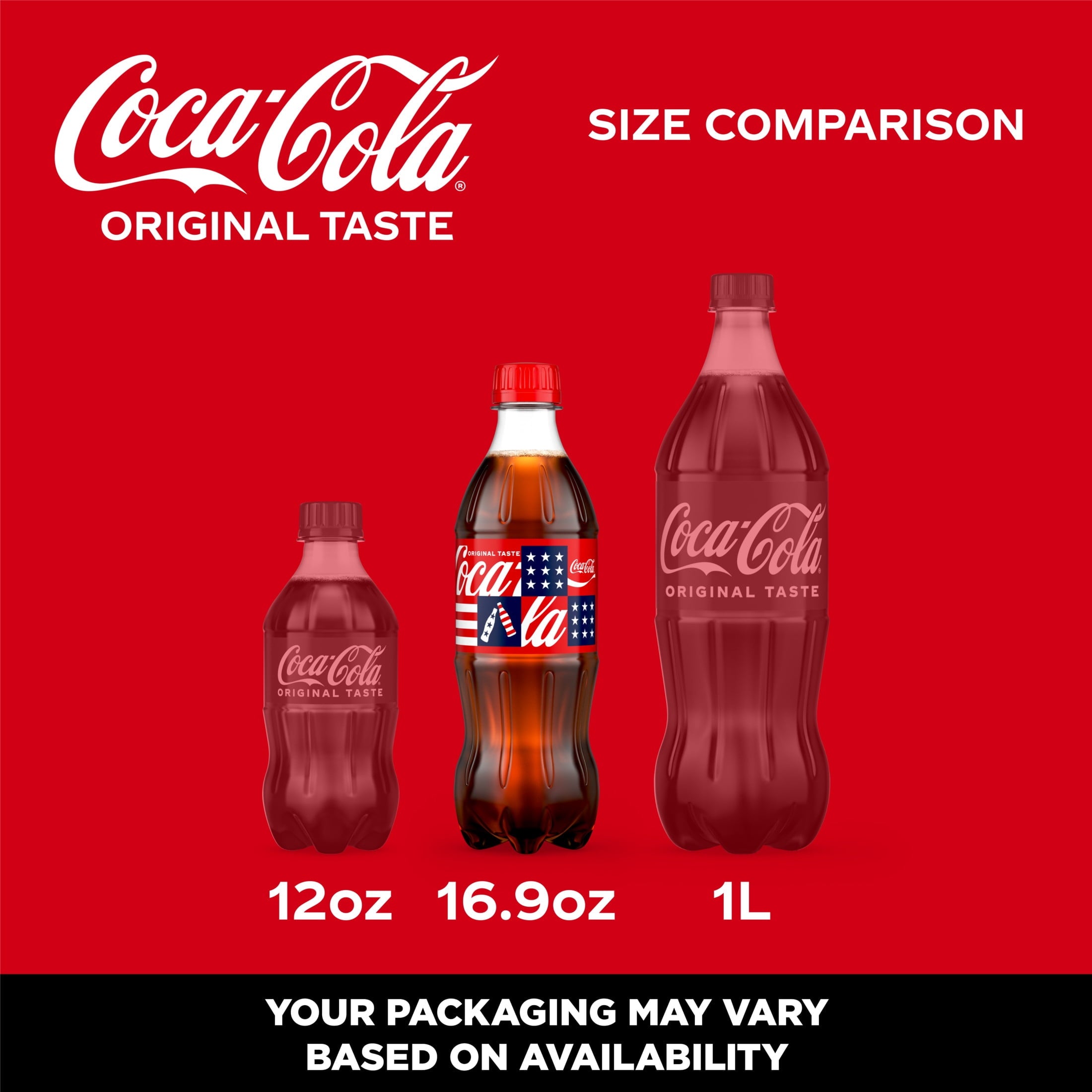 Coca-Cola Soda Pop Bottles. 16.9 fl oz. 6 Pack