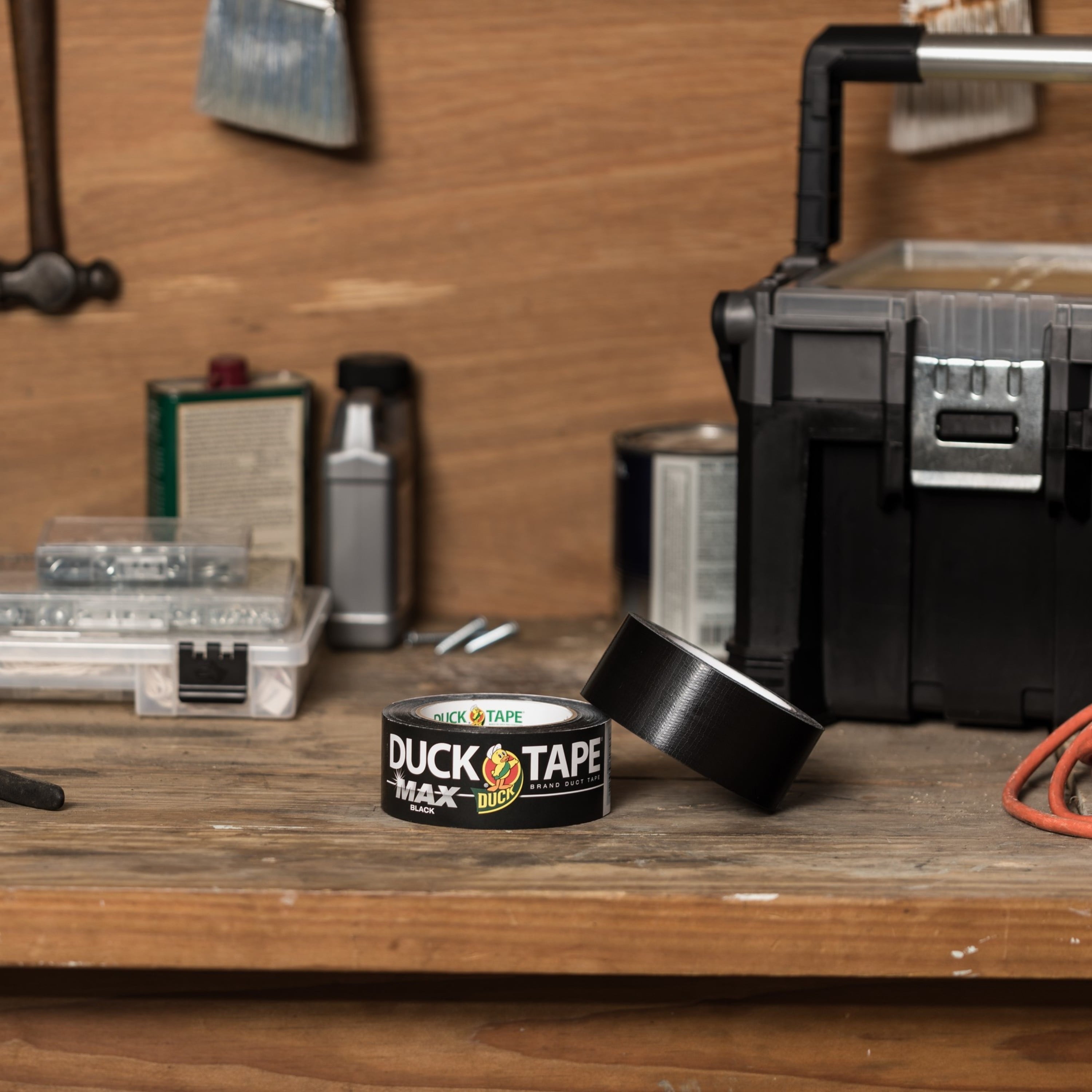 Duck Brand Max Strength Duct Tape. 1.88 in x 35 yd. Black. 1 Roll