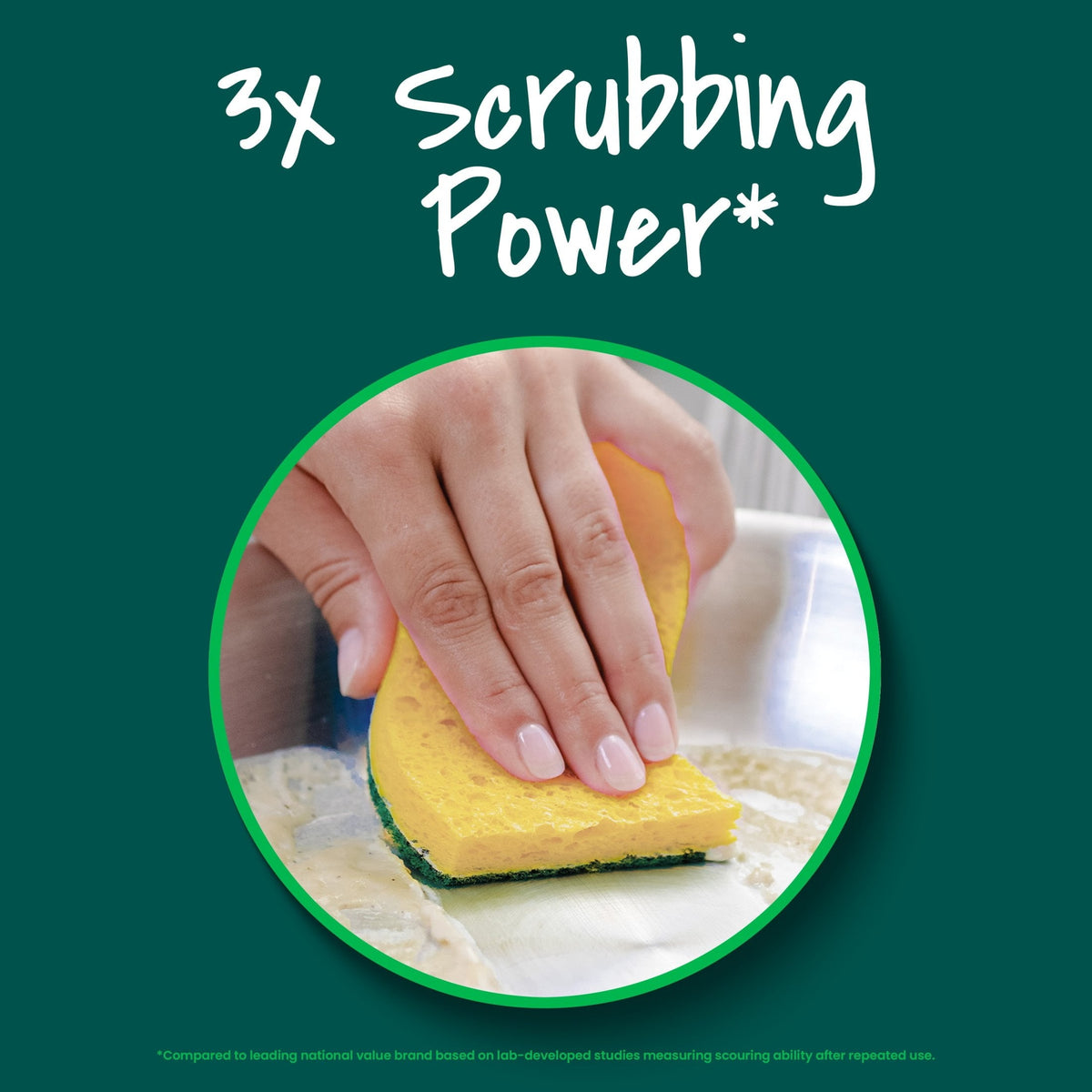 Scotch-Brite Heavy Duty Scrub Sponges. 9-Count