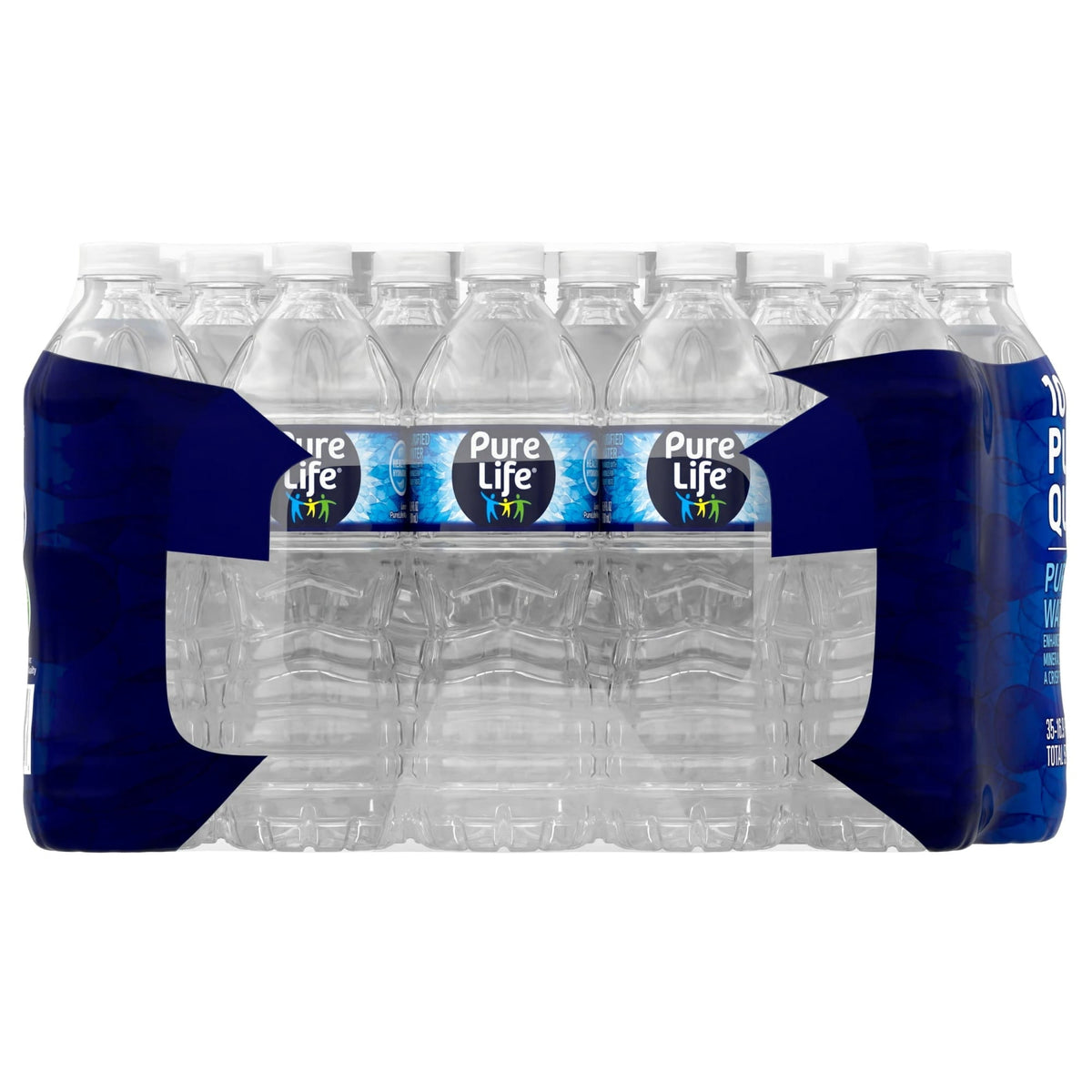 Pure Life Purified Water. 16.9 Fl Oz. 35-Pack Plastic Bottles