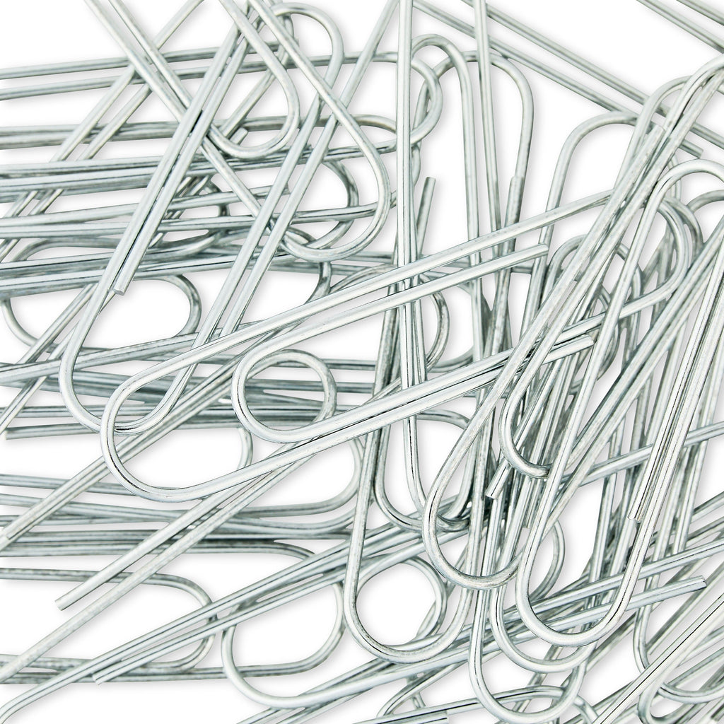 Pen+Gear Jumbo Smooth Paper Clips. Silver. 100 Count