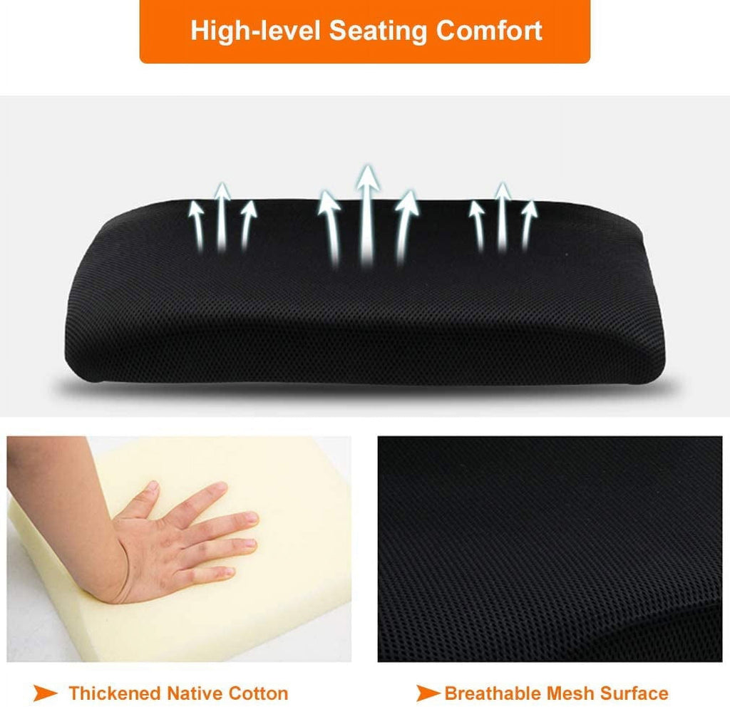 BestOffice Ergonomic Office Chair. Lumbar Support. Adjustable Height with Armrests for Adults(Black)