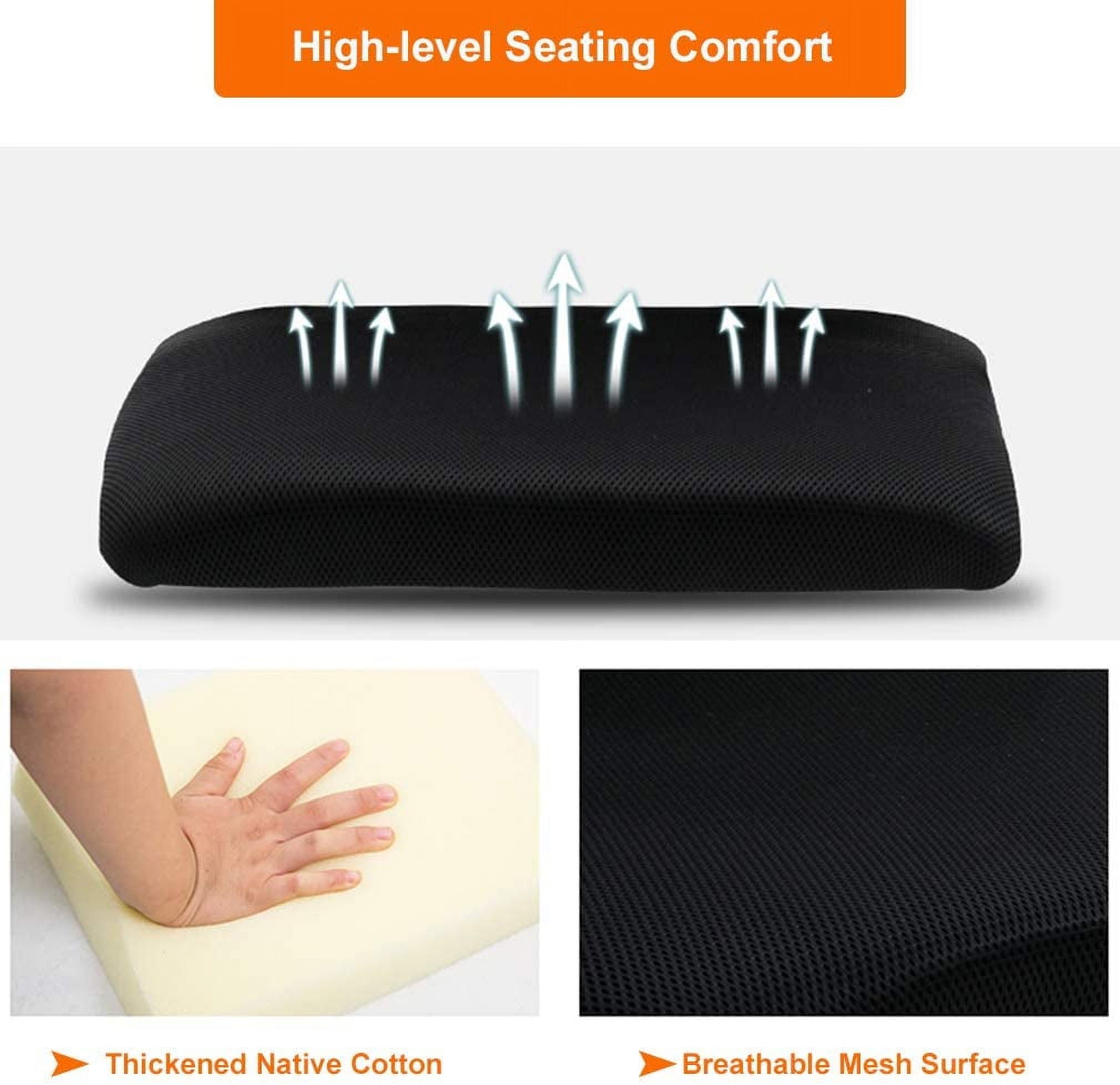 BestOffice Ergonomic Office Chair. Lumbar Support. Adjustable Height with Armrests for Adults(Black)