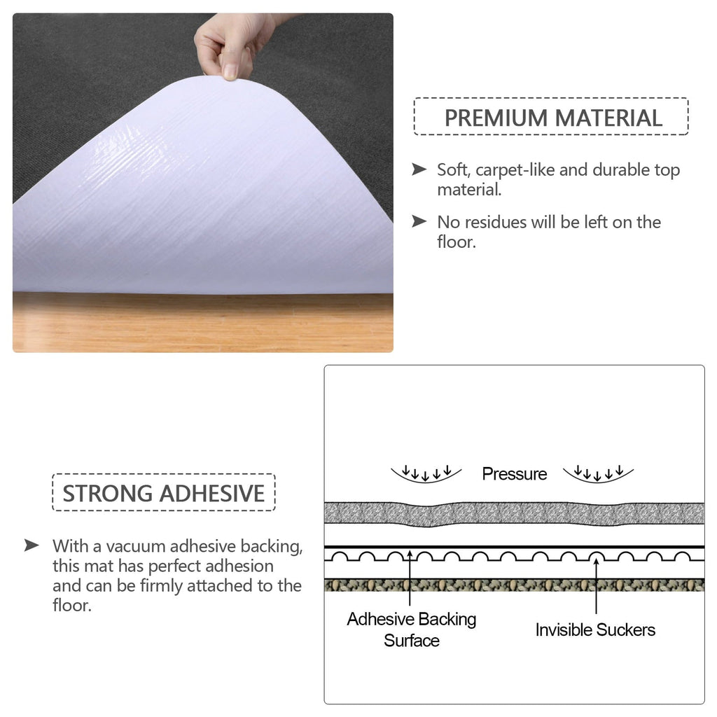 ANMINY Office Chair Mat for Hardwood Floors - Non-Slip Desk Chair Floor Protector