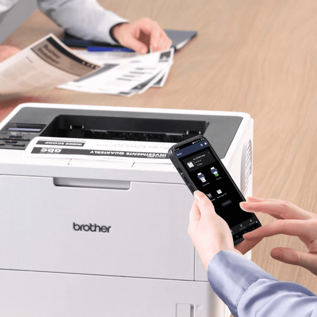Brother HL-L5210DWT Business Monochrome Laser Printer with Dual Paper Trays