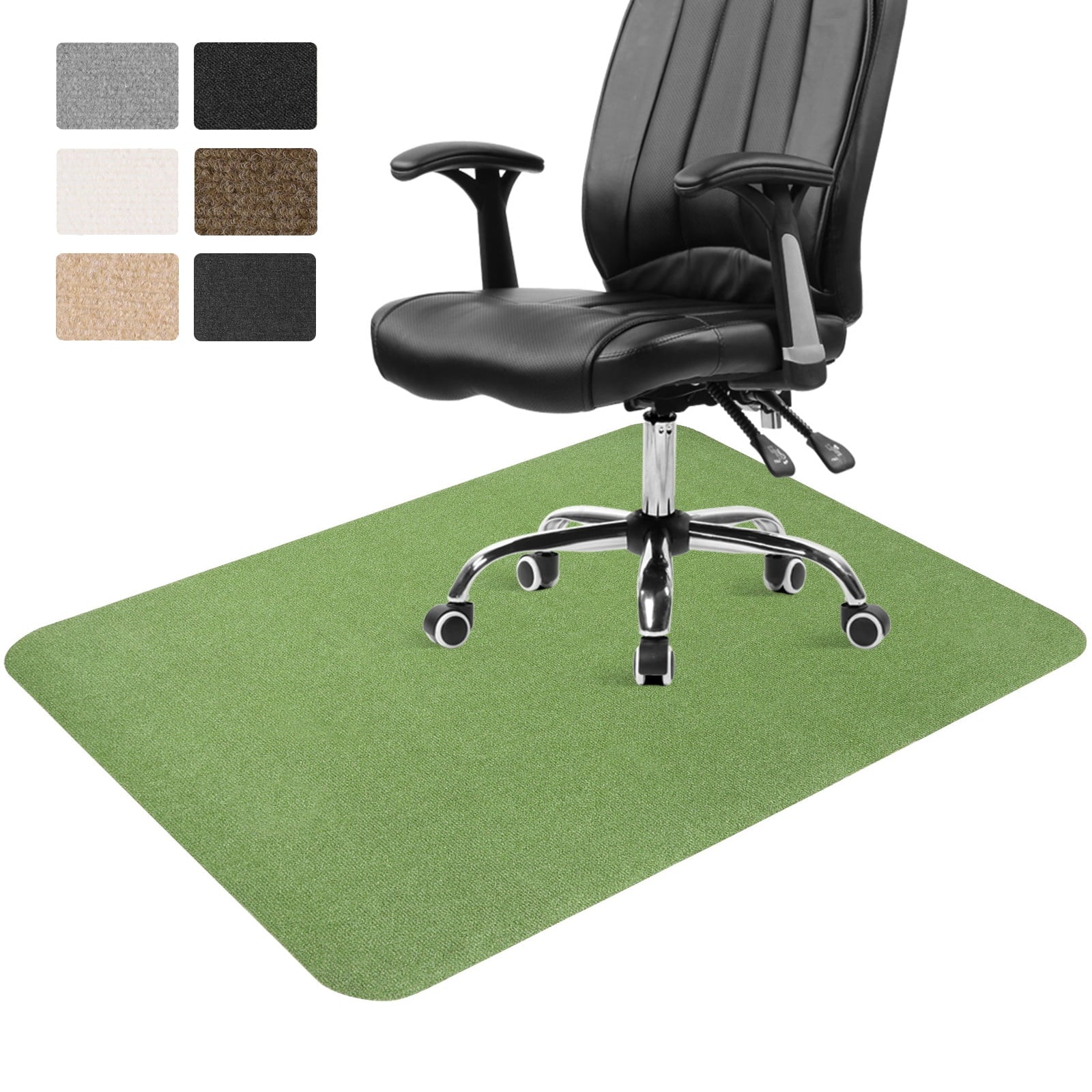 ANMINY Office Chair Mat for Hardwood Floors - Non-Slip Desk Chair Floor Protector