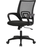 BestOffice Ergonomic Office Chair. Lumbar Support. Adjustable Height with Armrests for Adults(Black)