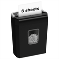 Bonsaii 8-Sheet Cross-Cut Paper Shredder. 3.4-Gallon Bin