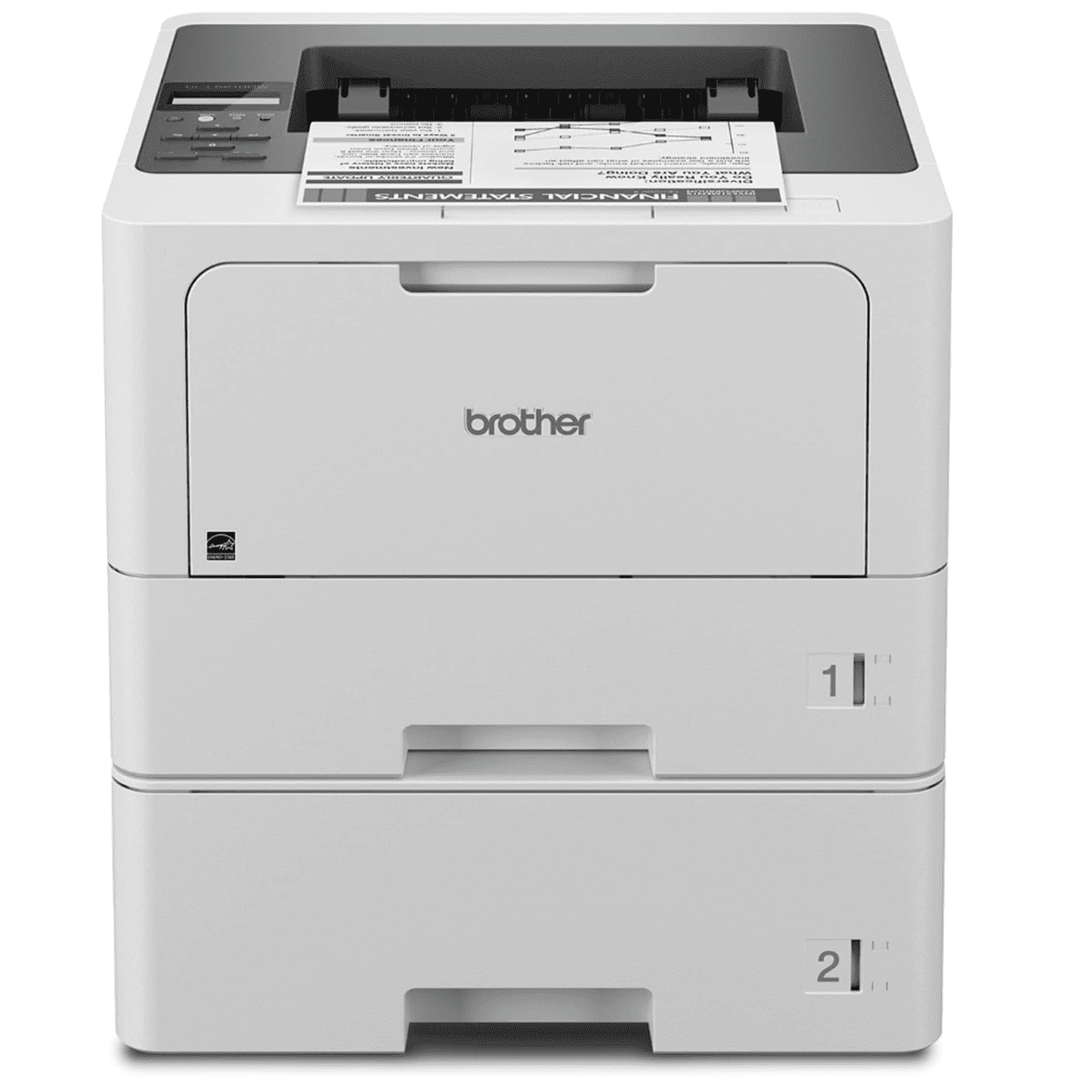Brother HL-L5210DWT Business Monochrome Laser Printer with Dual Paper Trays