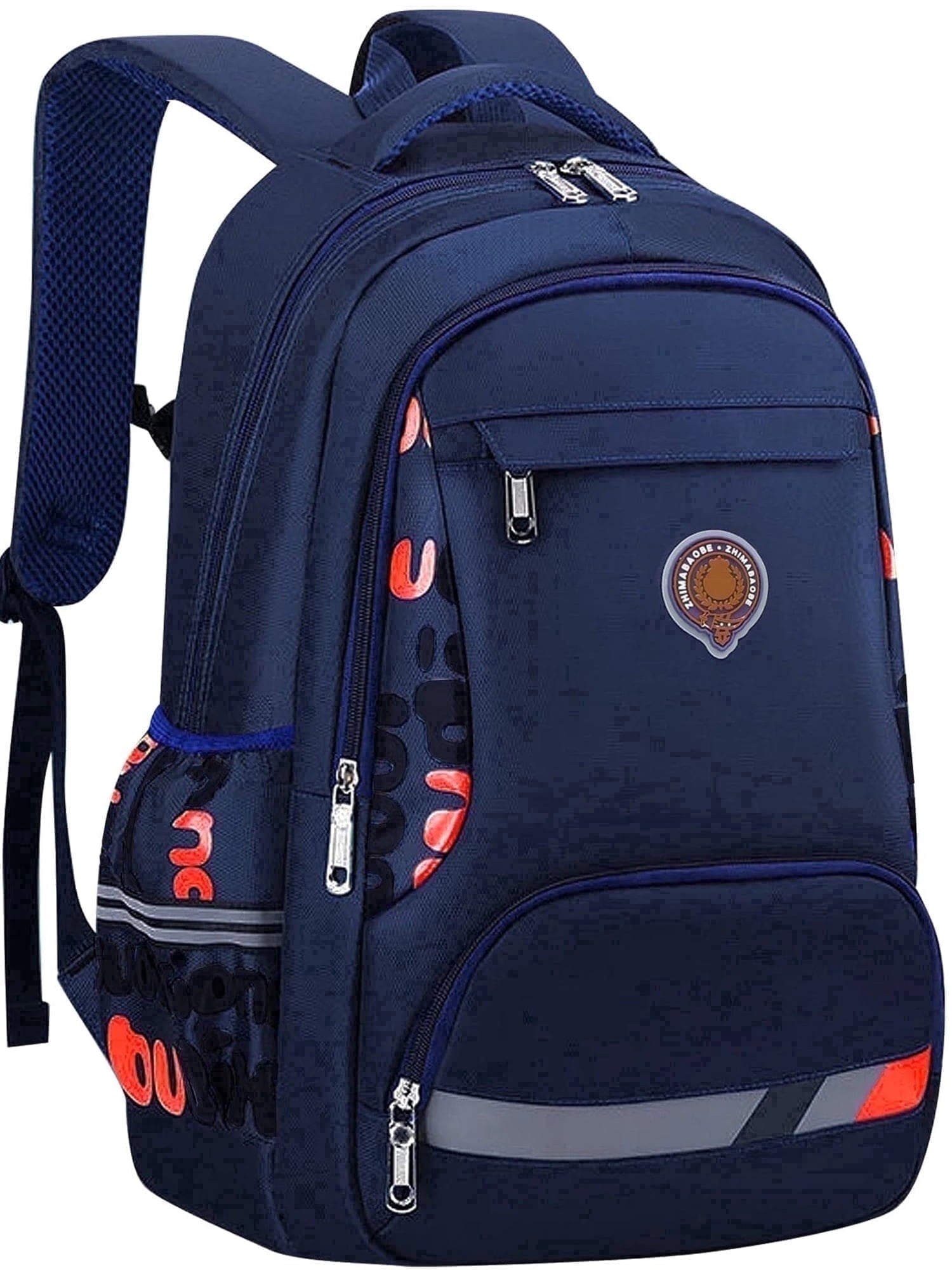 Gmdisc School Backpack for Boys. Printed Lightweight Durable School Bookbag