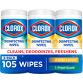 Clorox Bleach-Free Disinfecting and Cleaning Wipes. 35 Count Each. 3 Pack