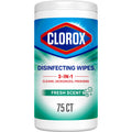 Clorox Disinfecting Wipes. Fresh Scent. 75 ct. 5-Pack